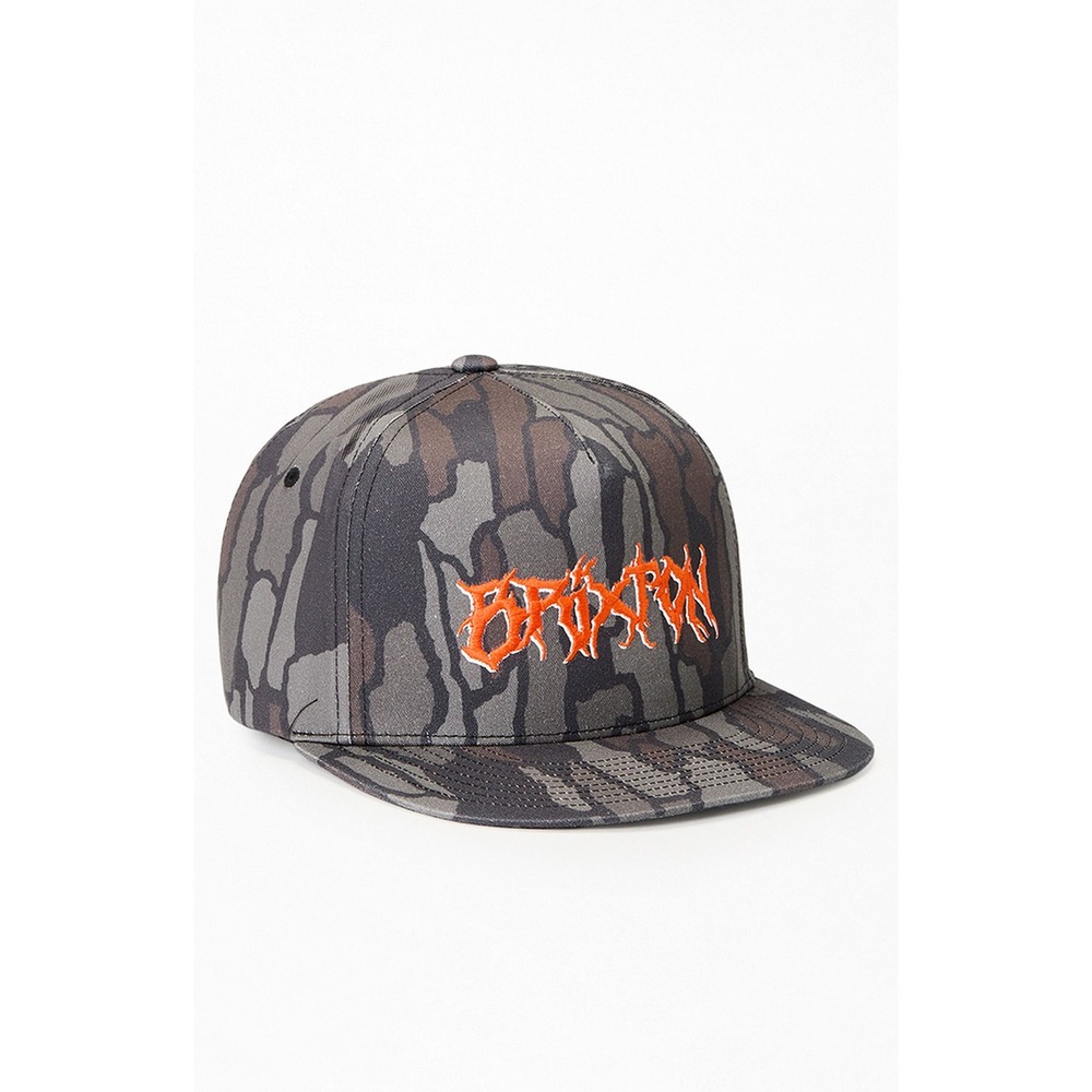 Brixton Void Hunter Snapback Hat Cap Bark Camo Camouflage Adjustable OSFA NWT